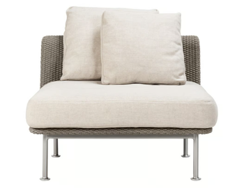 GINA MODULE CENTER - Polyolefin yarn ropes central module for sofas by JANUS et Cie - view 3